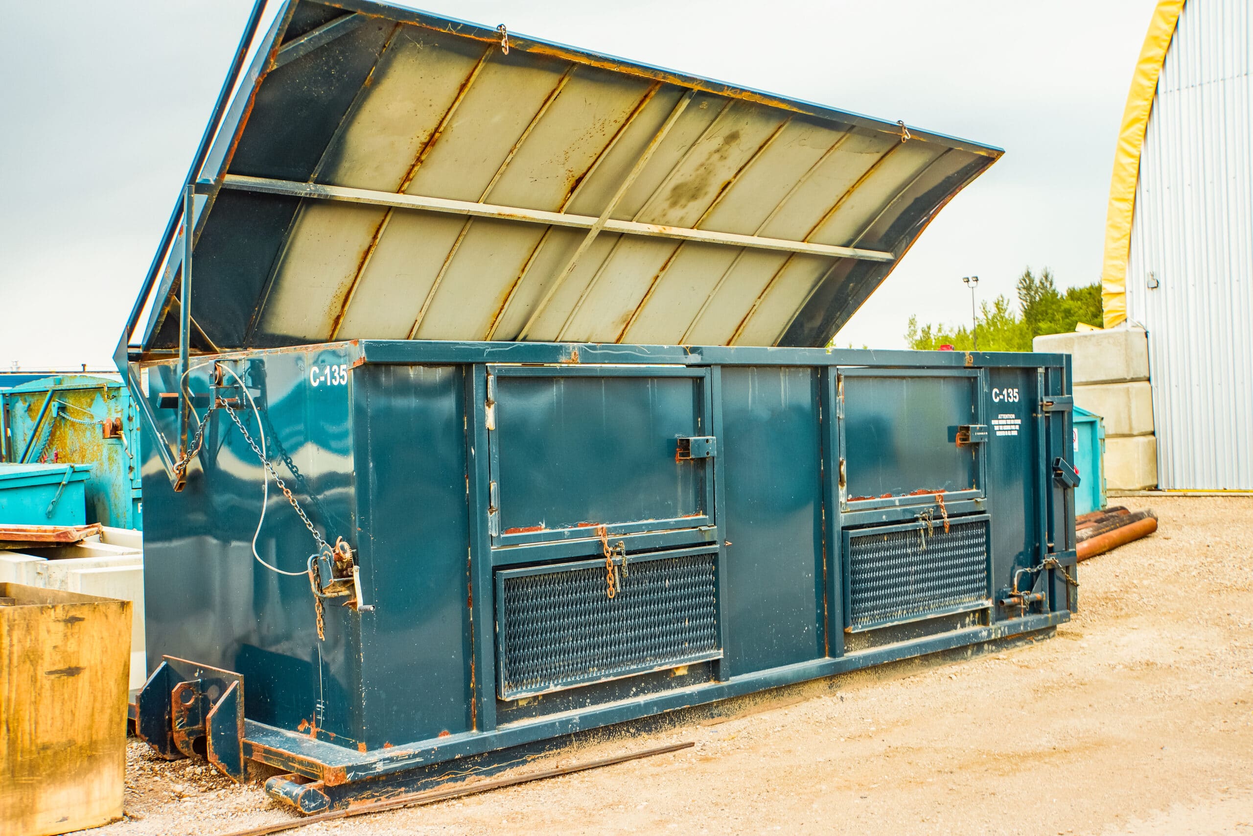 Bins and environmental containment equipment rentals